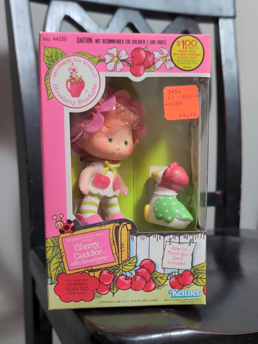 Strawberry Shortcake Cherry Cuddler Doll with Pet - Pink & Green